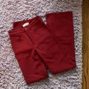 Mango Red Pants